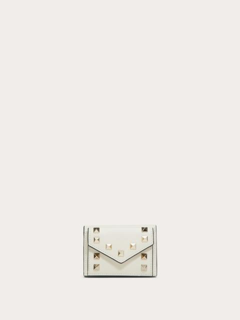 Valentino SMALL ROCKSTUD CALFSKIN WALLET