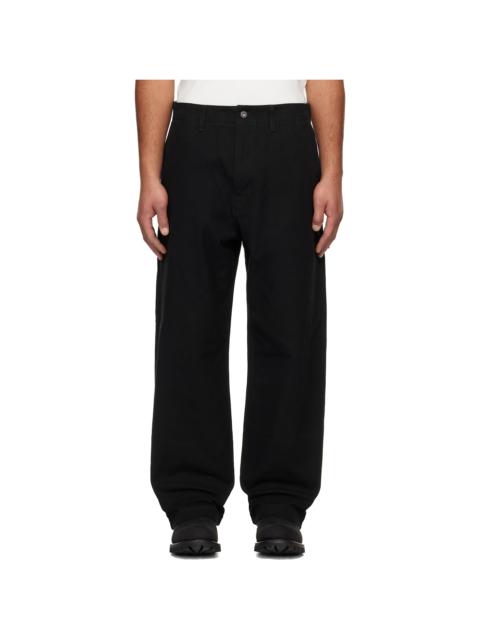 WTAPS Black Canvas Trousers