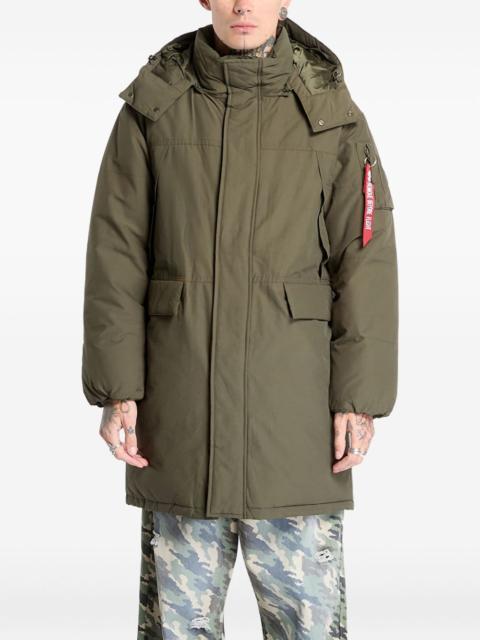 ALPHA INDUSTRIES hooded puffer parka