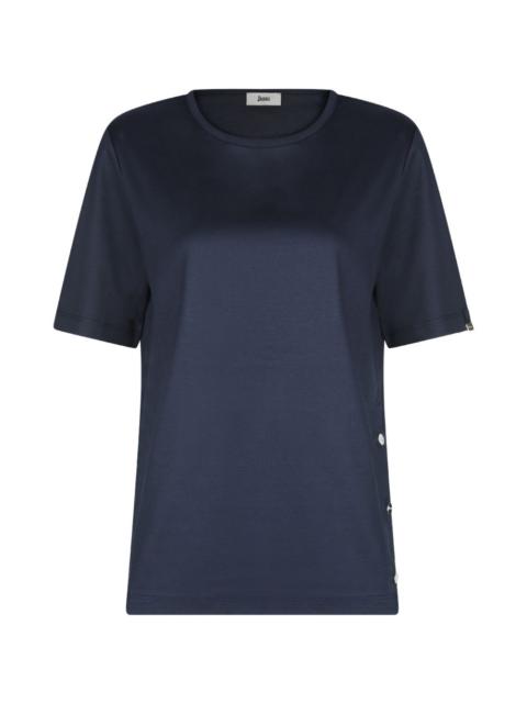 Herno button-detail T-shirt