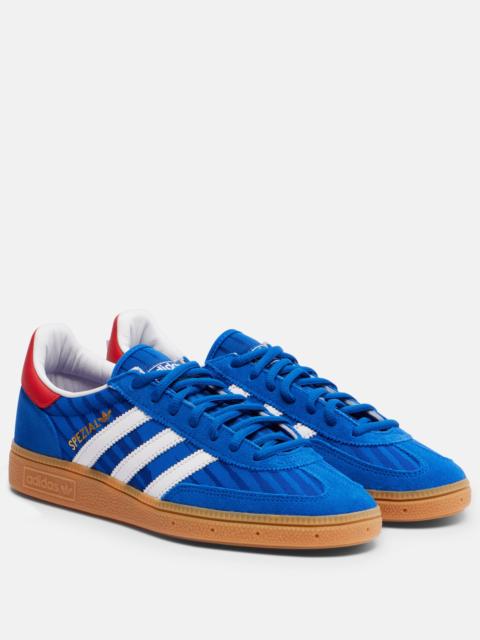 adidas Handball Spezial leather-trimmed sneakers