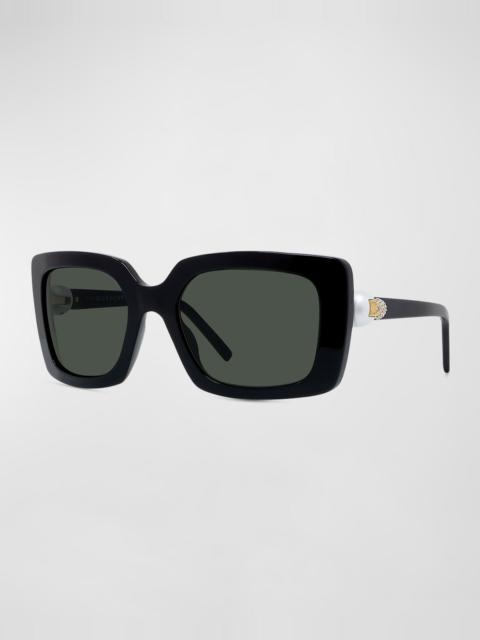 Givenchy Pearlescent Metal Butterfly Sunglasses