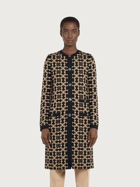FERRAGAMO GANCINI GALORE COAT
