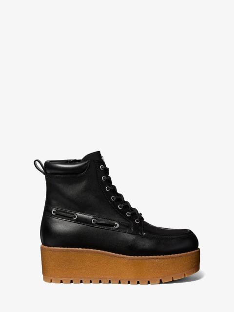 MICHAEL KORS Kenny Leather Platform Boot