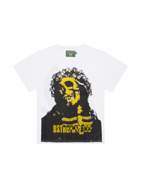 DENIM TEARS Denim Tears Bstroy Tears Crown Made of Cotton Tee White