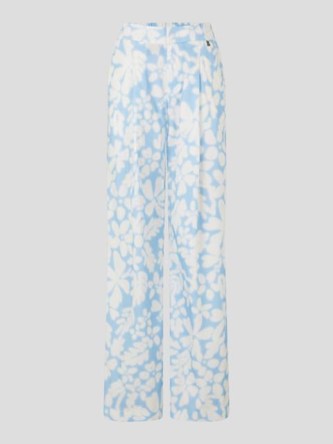 BOGNER NIA MARLENE PANTS IN LIGHT BLUE/OFF-WHITE