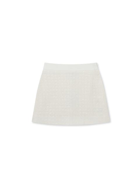 CASABLANCA Tweed Mini Skirt