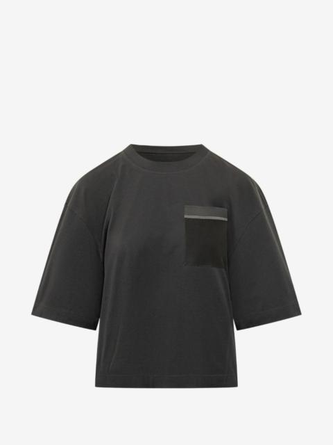 Brunello Cucinelli embellished pocket T-shirt