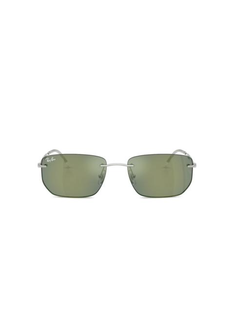 Ray-Ban square-frame rimless sunglasses