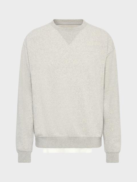 Maison Margiela Double-Layer Cotton Sweatshirt