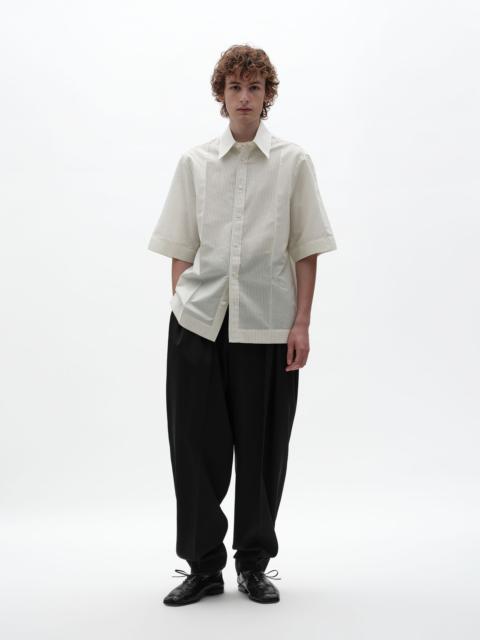 Bottega Veneta Striped Cotton and Cupro Shirt