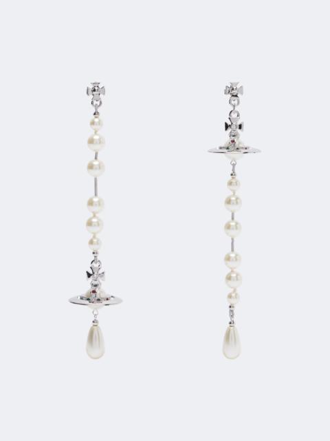 Vivienne Westwood Orb embellished drop earrings