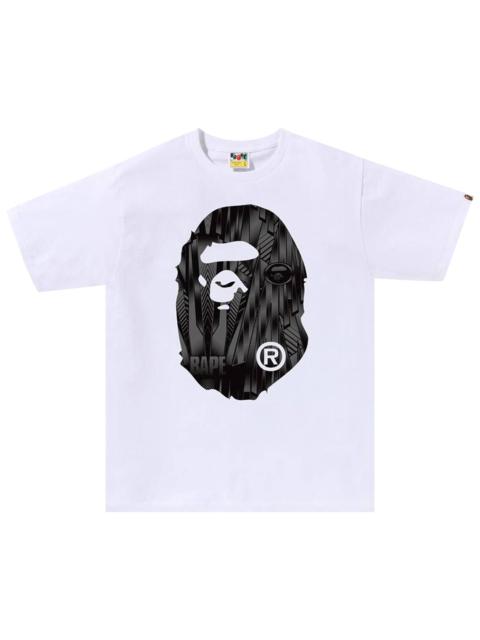 BAPE Speed Racer Big Ape Head Tee 'White/Black'