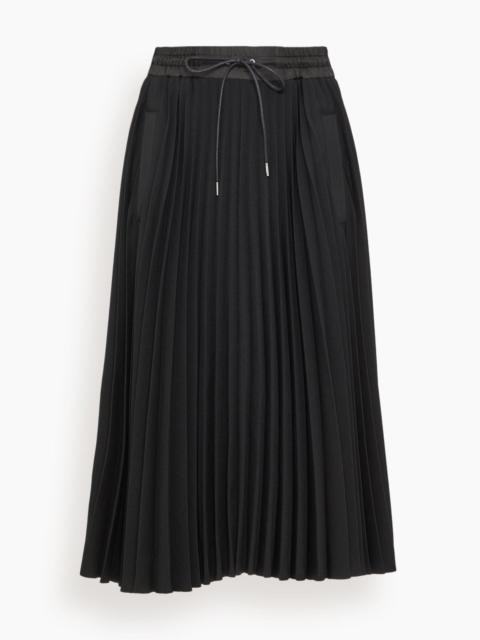 Technical Jersey Skirt in Black