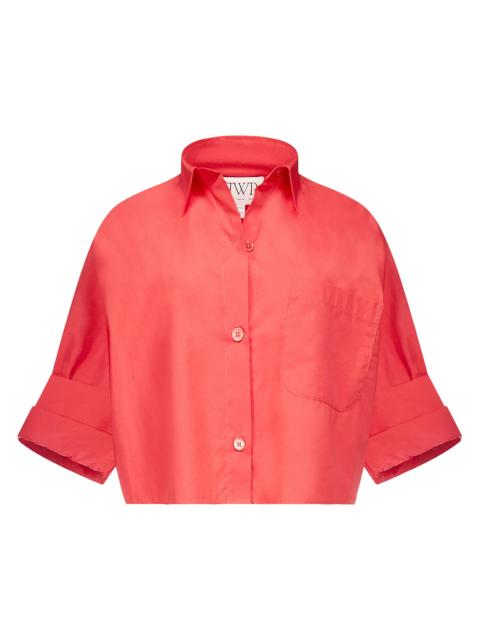 TWP Women's Next Ex Cotton Shirt - Tomato