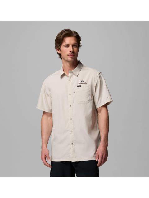 Columbia Men's Collegiate PFG Slack Tide Camp Shirt - Georgia