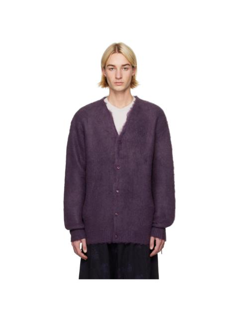 NEEDLES Purple EP Mohair Cardigan