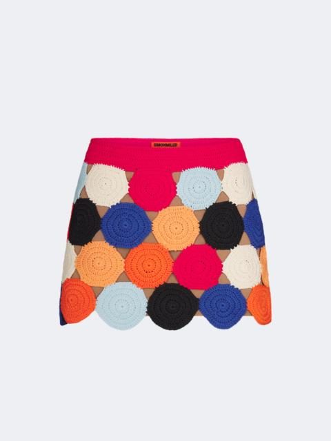 SIMONMILLER Beep Beep Mini Skirt In Confetti