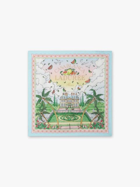 CASABLANCA Multicolour Laduree x Casablanca Medium Silk Scarf | Casablanca Paris