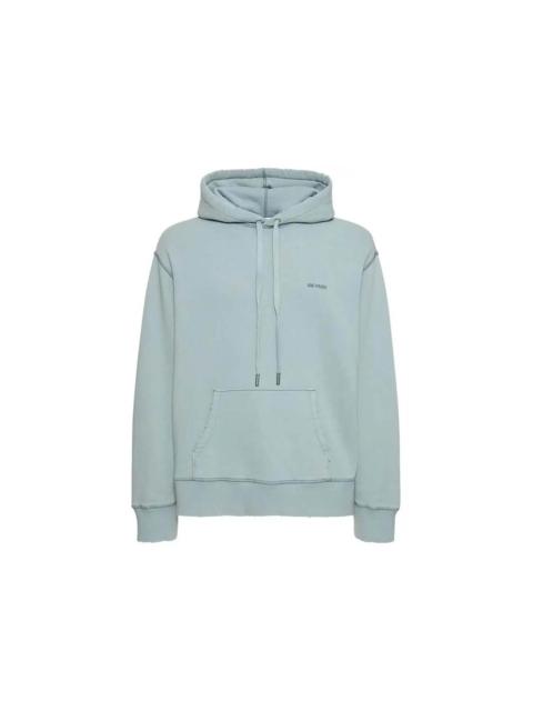 AMI Paris Ami Paris Fade Out Hood Sweatshirt Aquamarine