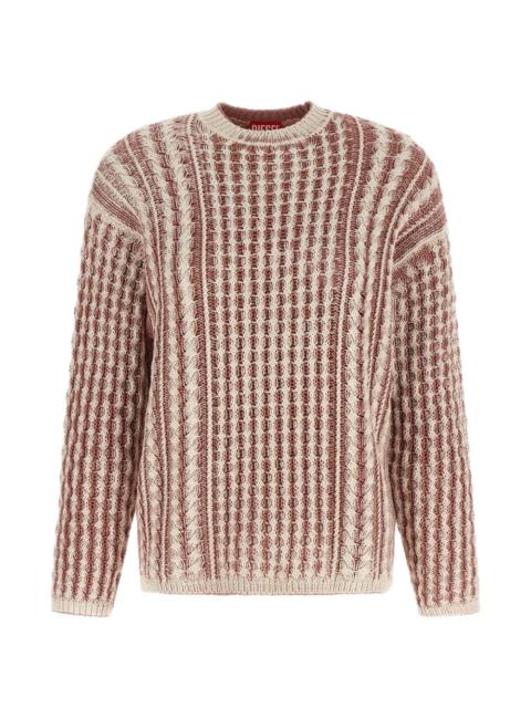 Diesel K-Moise striped knitted sweater