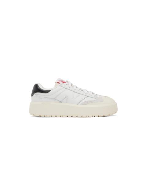 New Balance White & Black CT302 Sneakers