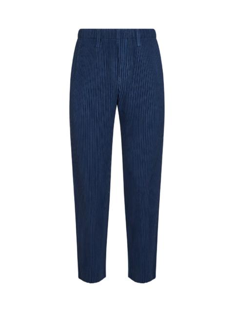 ISSEY MIYAKE Boat navy TAILORED PLEATS 1 trousers