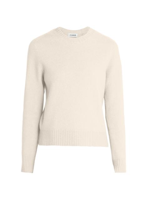 Jil Sander Women's Wool Crewneck Sweater - Natural
