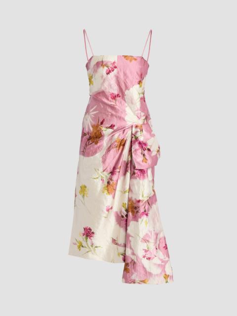 DRAPED COCKTAIL DRESS