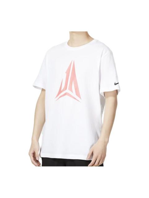 Nike Nike Ja Morant 로고 티셔츠 'White' FD0057-100