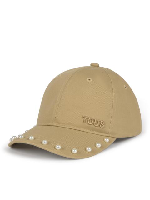 TOUS Sand-colored Cap TOUS Pearls