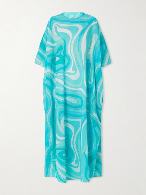 PUCCI Printed Cotton-voile Kaftan