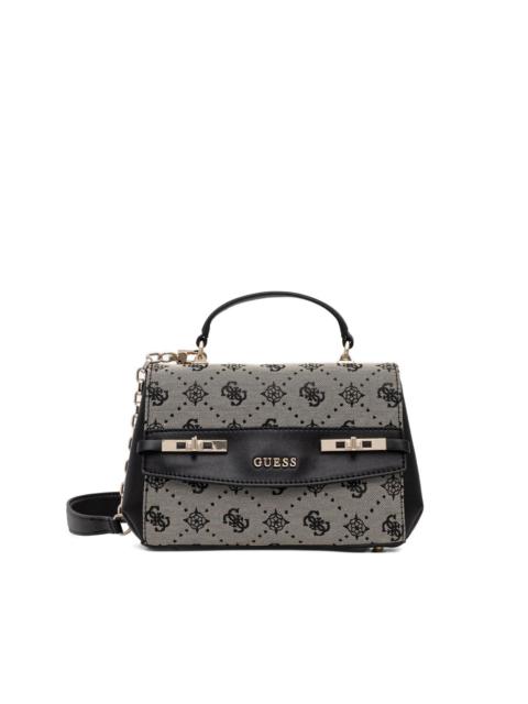 GUESS USA Melinda logo-print chain tote bag