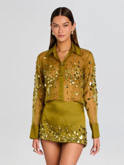RETROFÊTE QUILLY EMBROIDERED BLOUSE