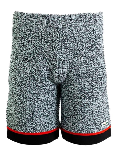 CASABLANCA textured-trim shorts