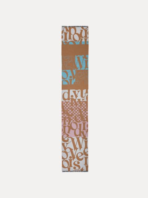 Vivienne Westwood LOGOMANIA SCARF