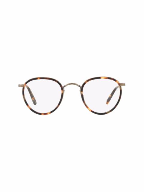 Oliver Peoples MP-2 round tortoiseshell glasses
