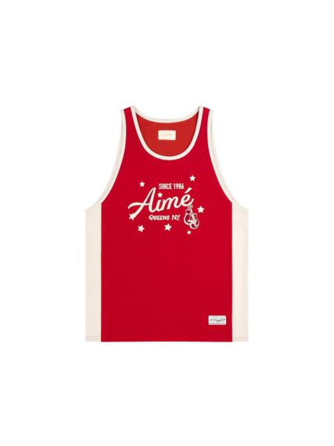 AIMÉ LEON DORE Aime Leon Dore Sparring Tank Top Equestrian Red