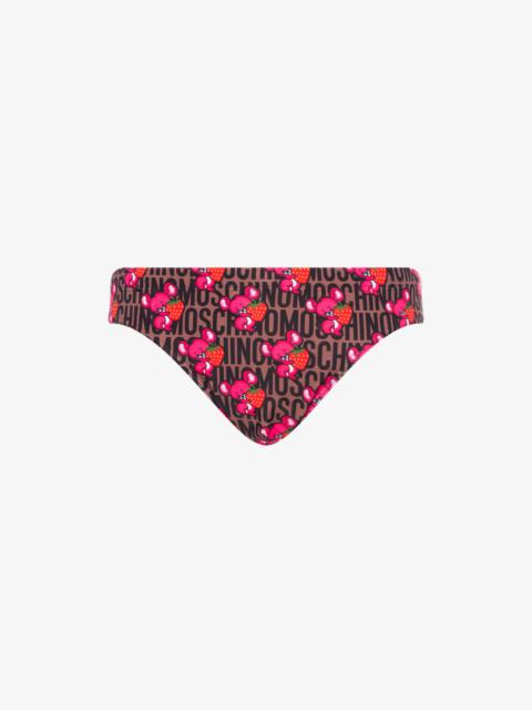 Moschino ILLUSTRATED ANIMALS BIKINI BOTTOMS