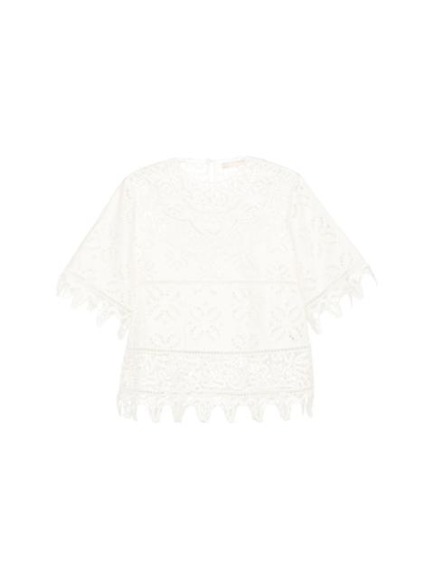 ULLA JOHNSON Aria broderie-anglaise blouse