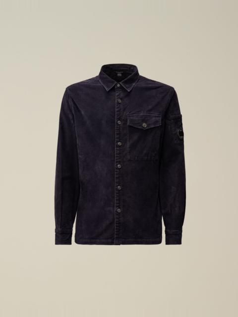 Corduroy Lens Buttoned Shirt