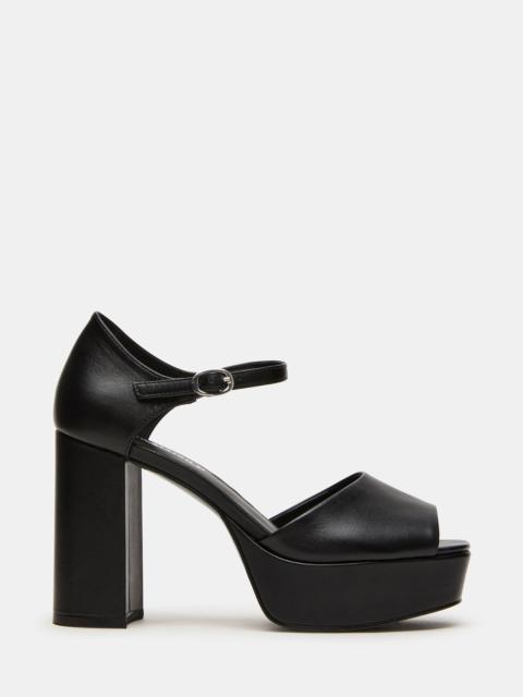 STEVE MADDEN LONDON BLACK LEATHER
