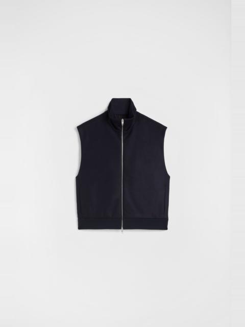 Jil Sander Wool Melton Padded Vest
