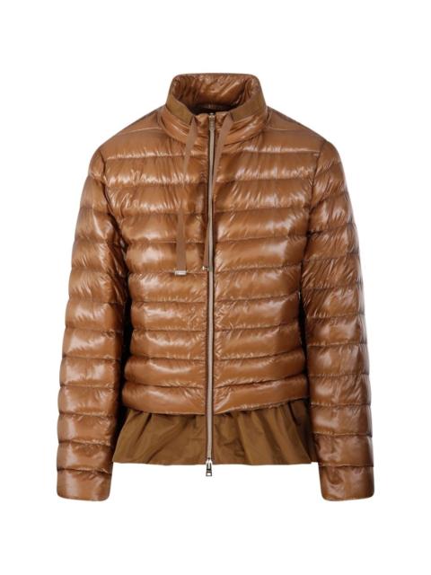 Herno ruffled puffer coat