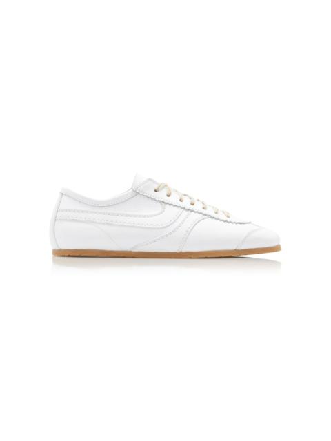 Dries Van Noten Leather Sneakers white