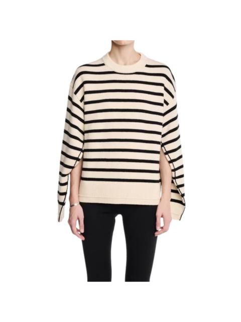 MARIA McMANUS Stripe Ladder Stitch Crew