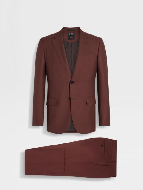 ZEGNA BRICK RED OASI CASHMERE SUIT