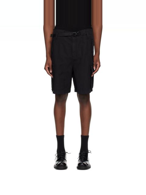 HOPE Black Dark Cargo Shorts