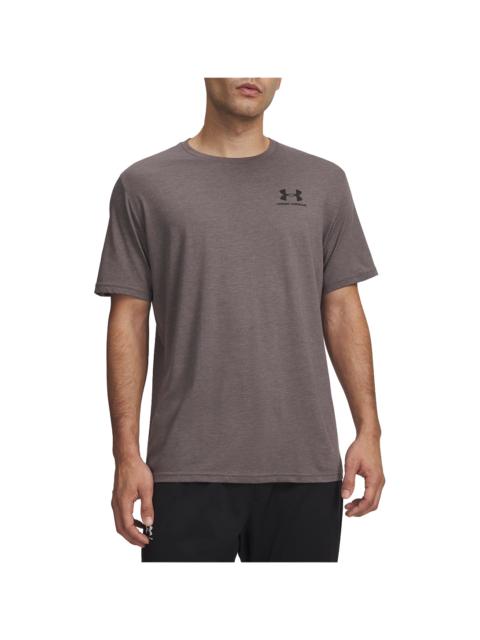 Under Armour Sportstyle Left Chest Short-Sleeve T-Shirt "Charcoal Medium Heather / Black" 1326799 019
