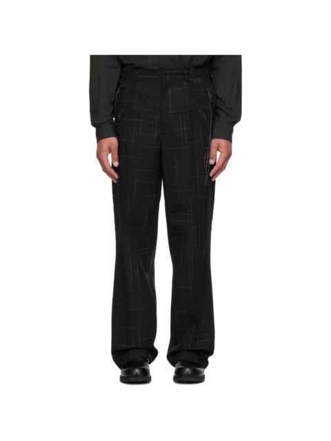 Kiko Kostadinov Black Kormos Military Trousers